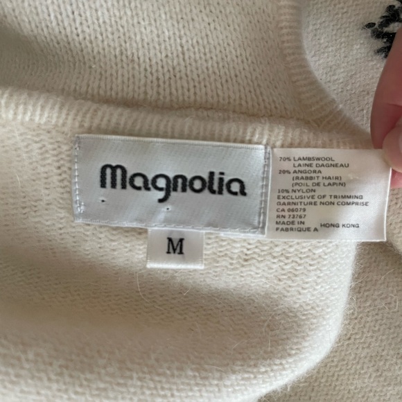 Ivory Lambswool Vintage cardigan - Picture 5 of 5